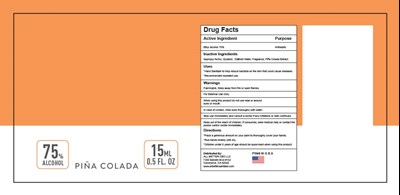 Hand Sanitizer (Pina Colada 15ml)